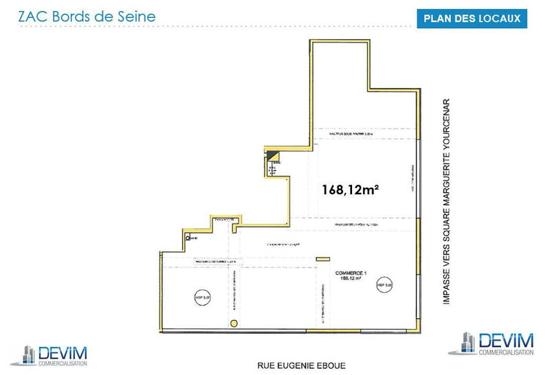 Local commercial - 168 m²