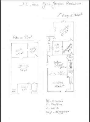 Maison - 100 m² - 5 pièces