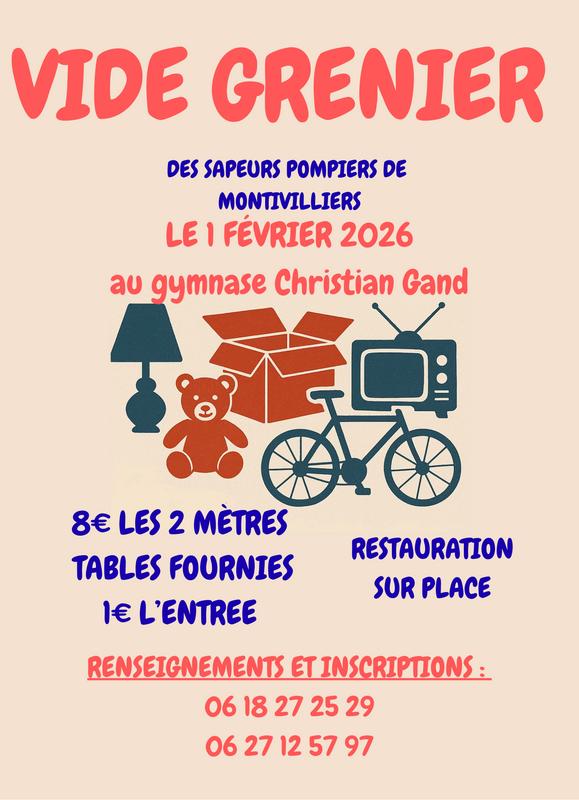 Vide grenier des sapeurs pompiers