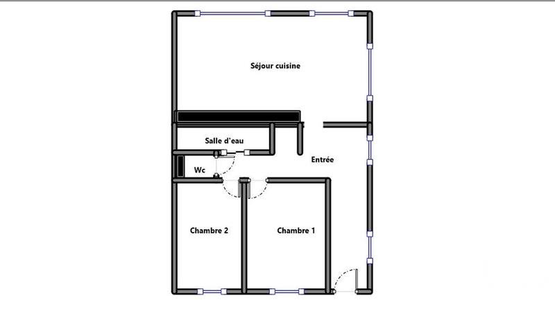 Maison - 67 m² - 3 pièces