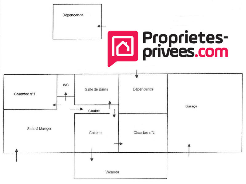 Maison - 71 m² - 3 pièces