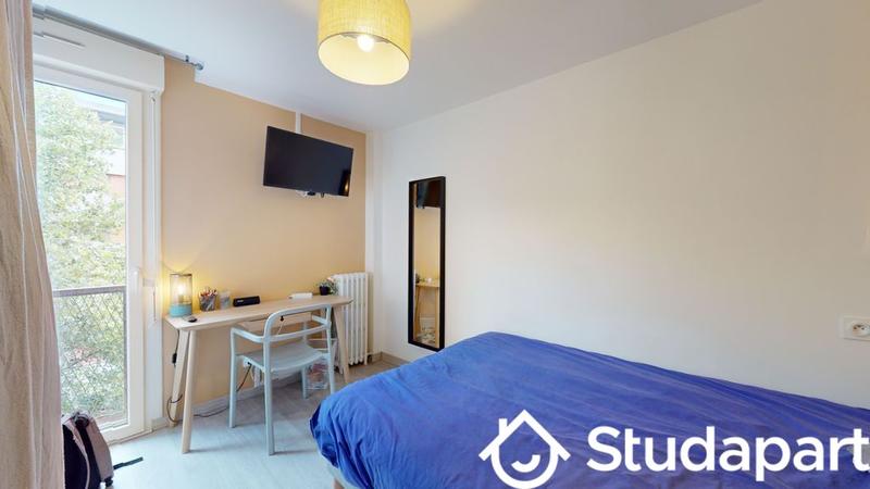 Chambre - 63 m² - 1 pièce