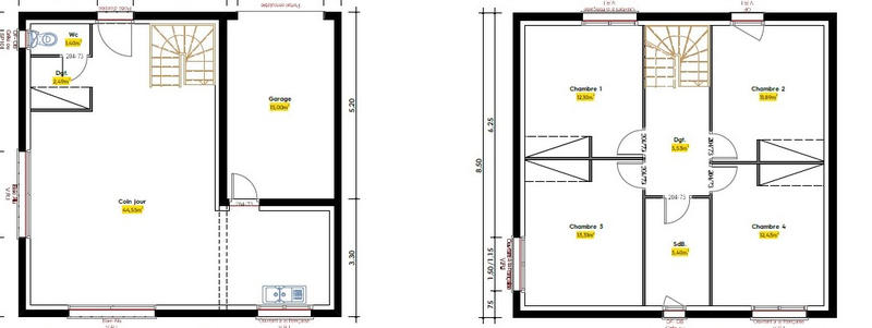 Maison - 109 m² - 5 pièces