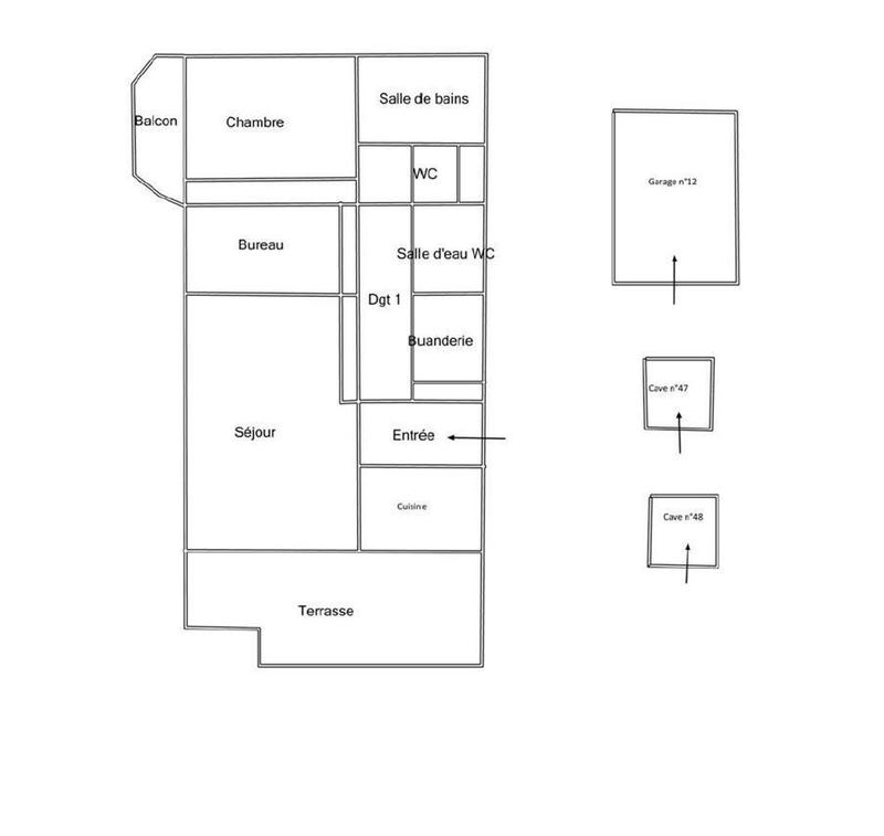 Appartement - 85 m² - 3 pièces