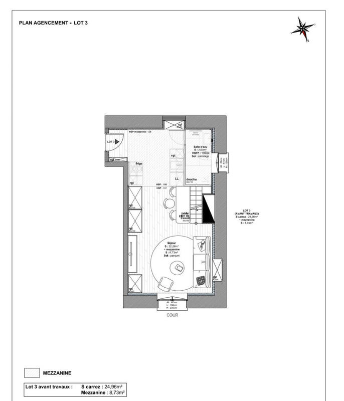 Appartement - 25 m² - 1 pièce