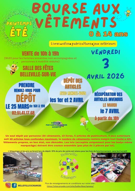 Bourse aux vêtements enfants printemps été