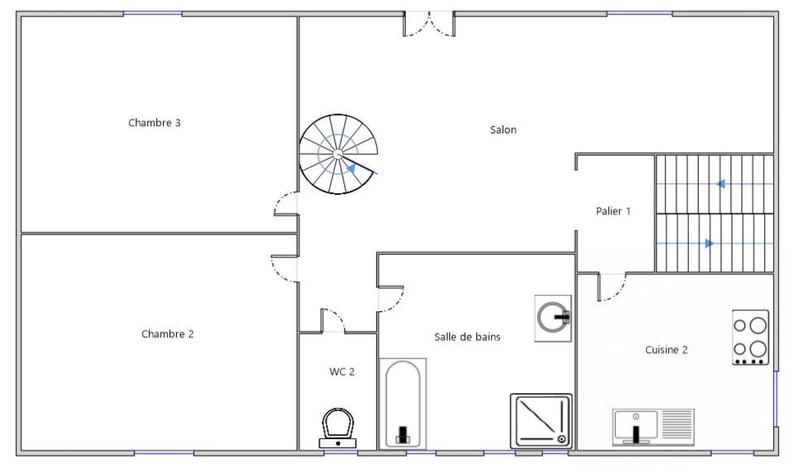Maison - 140 m² - 8 pièces