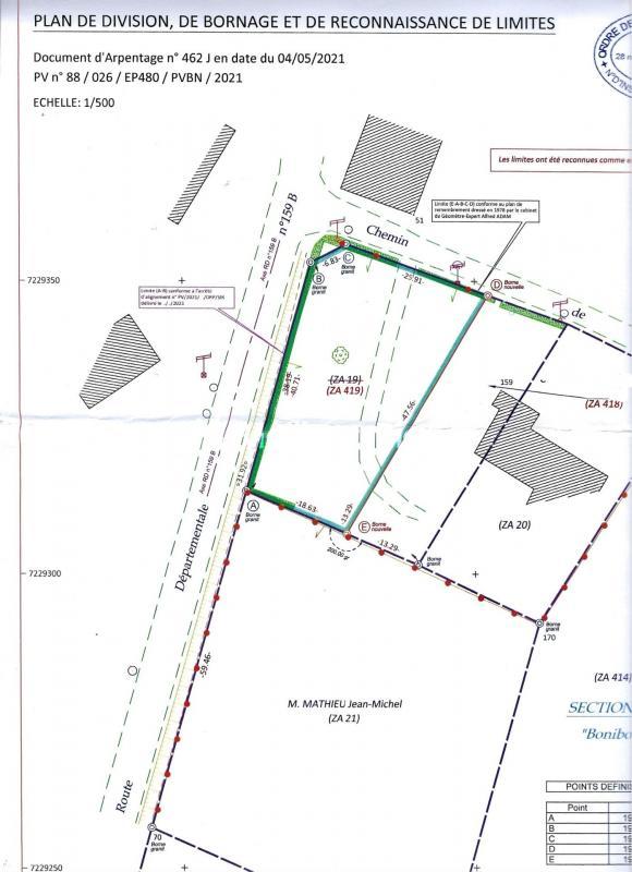Terrain constructible - 1 131 m²