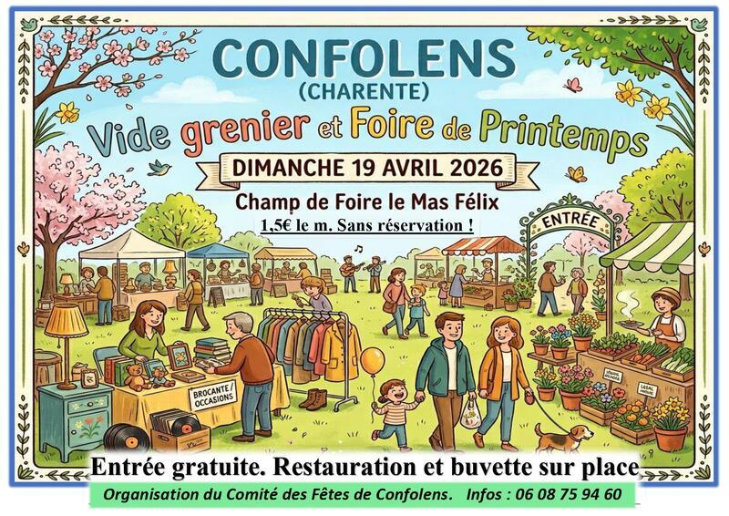 27 ème grand vide grenier et foire de printemps