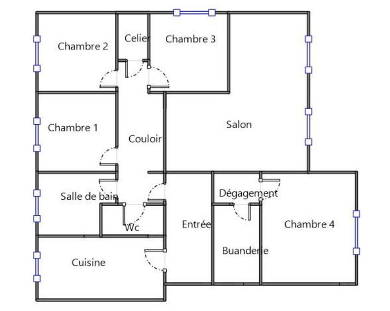 Appartement - 103 m² - 5 pièces