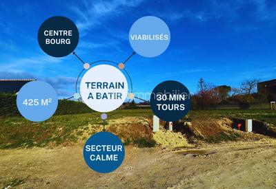 Terrain constructible - 425 m²
