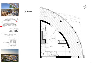 Appartement - 87 m² - 3 pièces