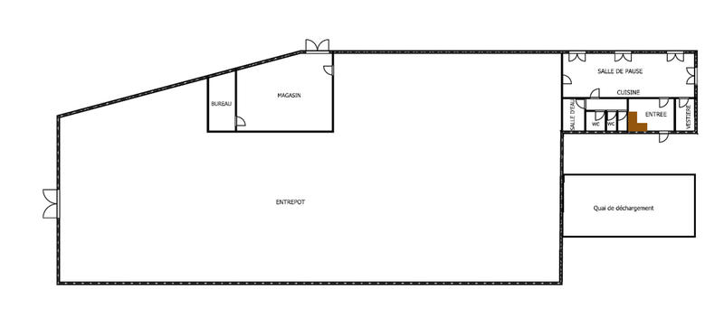 Bureau - 1 366 m² - 9 pièces