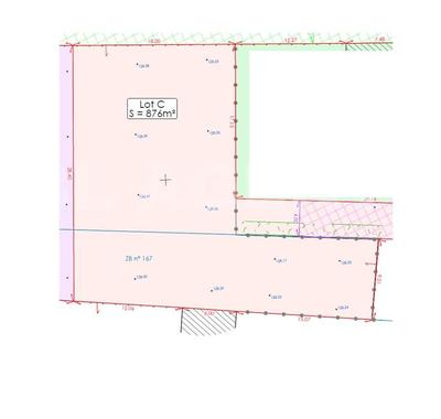 Terrain - 876 m²