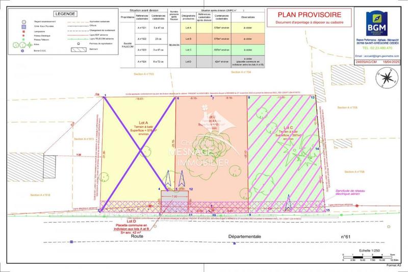 Terrain constructible - 575 m²