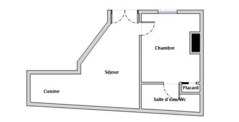 Appartement - 39 m² - 2 pièces