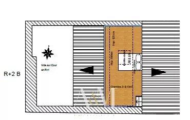 Duplex - 80 m² - 3 pièces