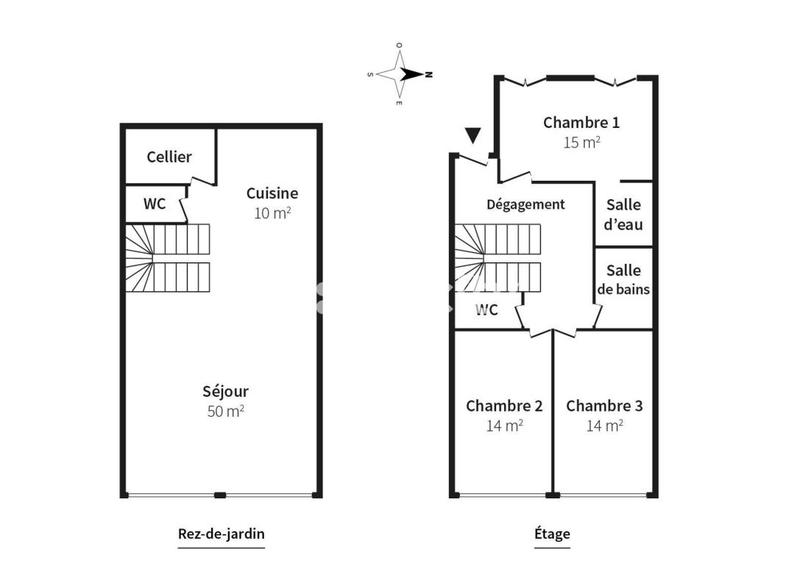Loft - 136 m² - 4 pièces
