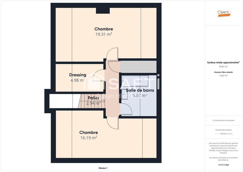 Maison - 98 m² - 5 pièces