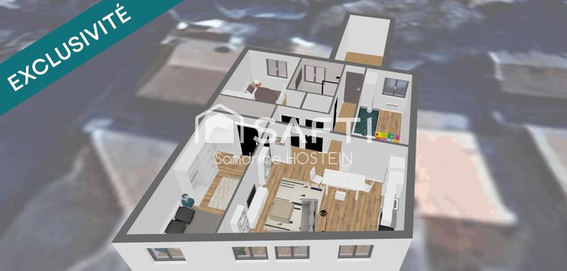 Appartement - 87 m² - 5 pièces