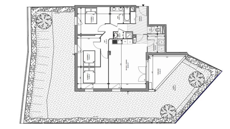 Appartement - 82 m² - 4 pièces