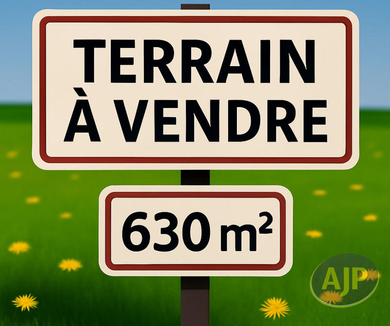 Terrain - 630 m²