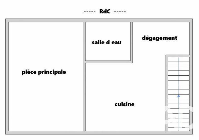 Studio - 45 m² - 2 pièces