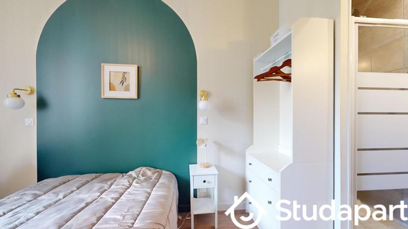 Chambre - 9 m² - 1 pièce