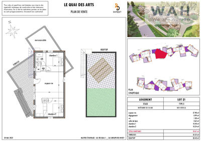 Appartement - 55 m² - 3 pièces