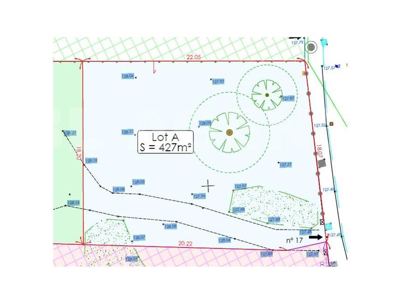 Terrain - 427 m²