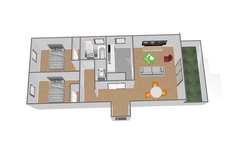 Appartement - 64 m² - 3 pièces