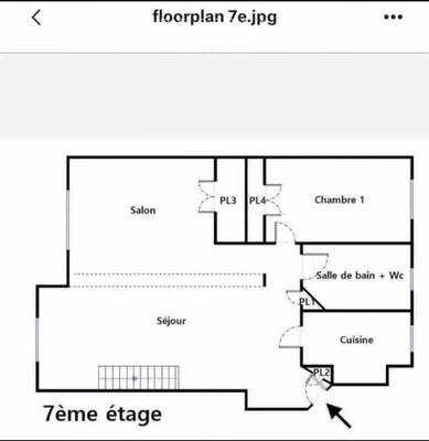 Duplex - 60 m² - 4 pièces
