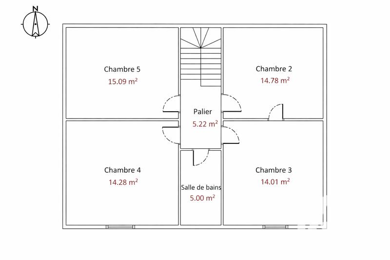 Maison - 162 m² - 8 pièces