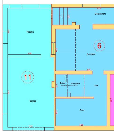 Appartement - 54 m² - 2 pièces