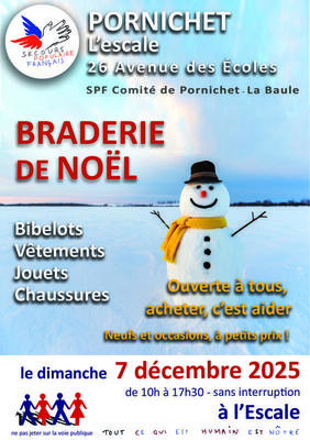 Braderie du secours populaire de pornichet