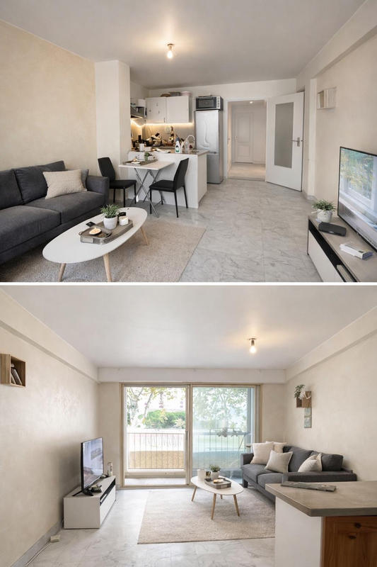 Appartement - 35 m² - 2 pièces