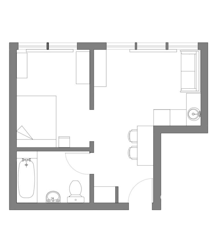 Appartement - 25 m² - 1 pièce