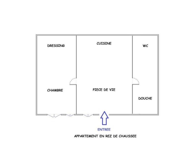 Appartement - 36 m² - 2 pièces