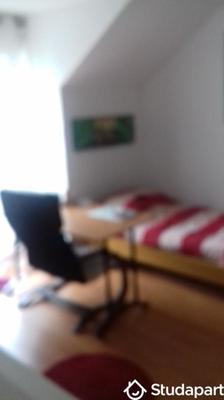 Chambre - 12 m² - 1 pièce