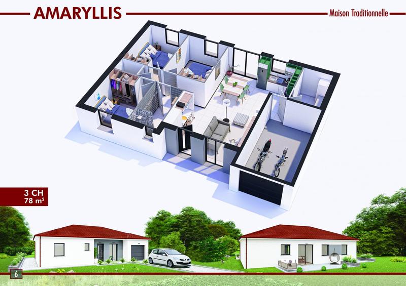 Maison - 78 m² - 5 pièces