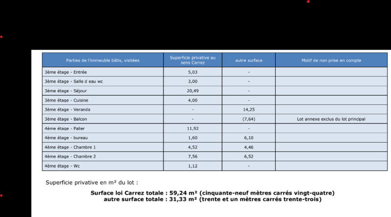 Appartement - 90 m² - 4 pièces