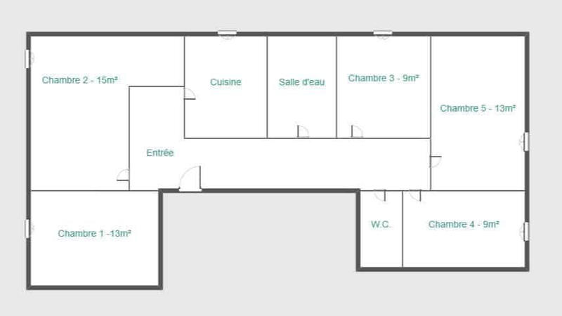 Appartement - 85 m² - 5 pièces