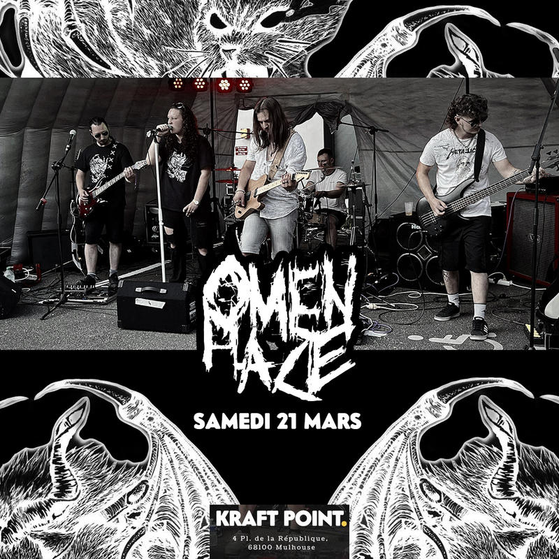 Omen Haze en concert au Kraftpoint de Mulhouse