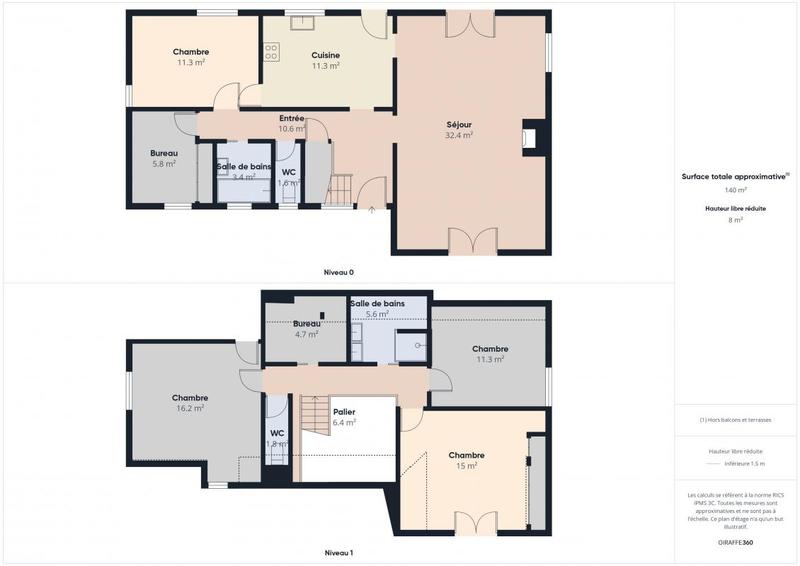 Maison - 125 m² - 5 pièces