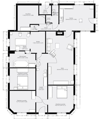 Maison - 155 m² - 5 pièces