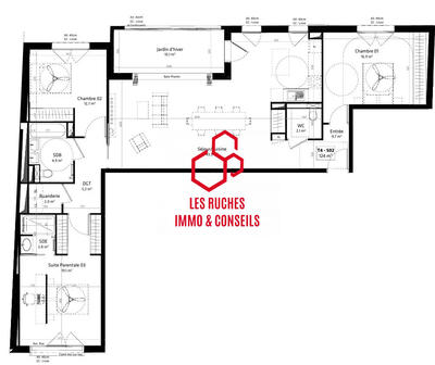 Appartement - 124 m² - 4 pièces