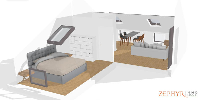 Appartement - 35 m² - 1 pièce