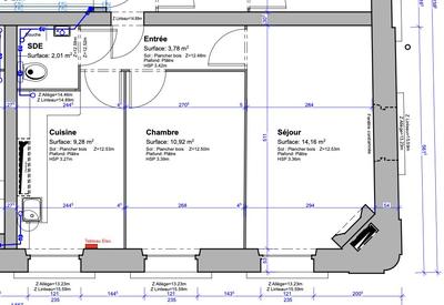 Appartement - 40 m² - 2 pièces
