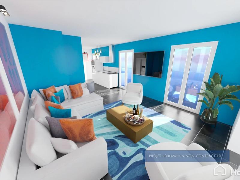 Appartement - 77 m² - 3 pièces