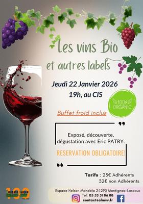 Atelier oenologie : les vins bio et autres labels